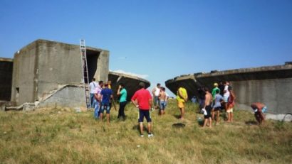 Pompierii salvează un animal căzut în canal la Medgidia