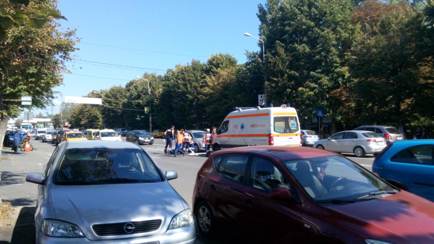 Accident rutier grav în cartierul Tomis III