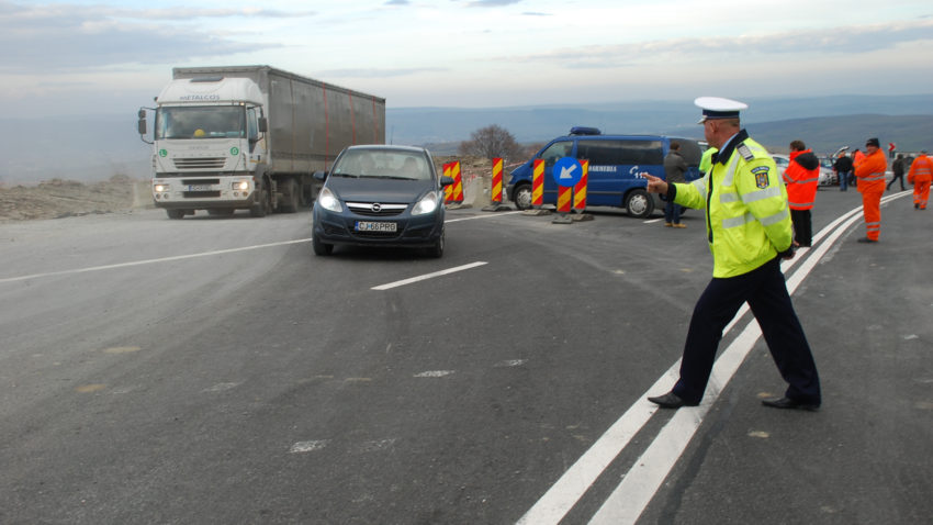 Traficul rutier pe DN1 București – Ploiești se desfăşoară uşor îngreunat