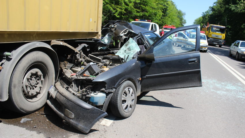 Accident rutier uşor la ieşirea din Constanţa