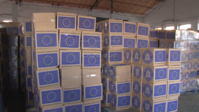 MEDGIDIA: Campanie de distribuire de alimente pentru persoanele defavorizate