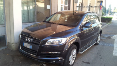 Audi Q7 furat din Italia, descoperit la Negru Vodă