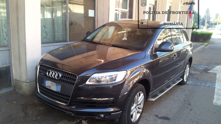 Audi Q7 furat din Italia, descoperit la Negru Vodă