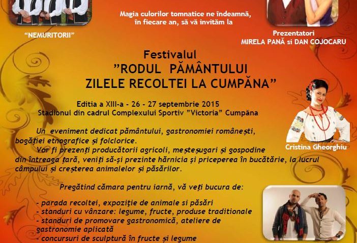 ”Rodul Pământului” – Zilele Recoltei la Cumpăna