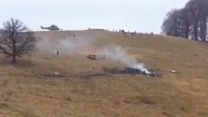 Elicopter PRĂBUŞIT. Pilotul a murit