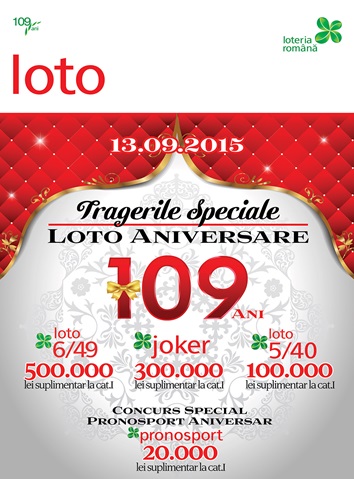 Extrageri speciale LOTO. Report de aproape 4 milioane de euro la 6/49