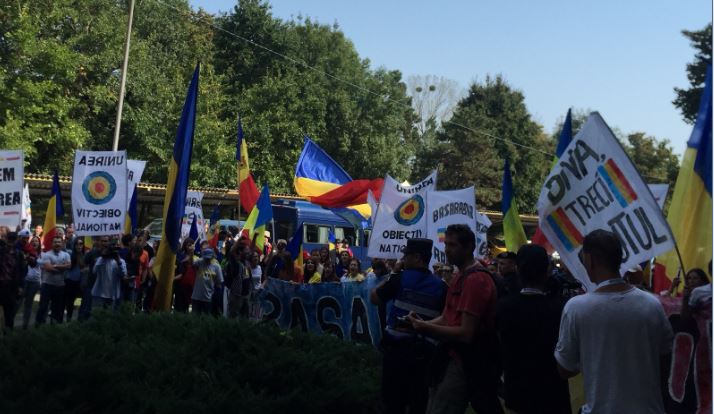 NEPTUN: Manifestaţie pentru unirea României cu Republica Moldova