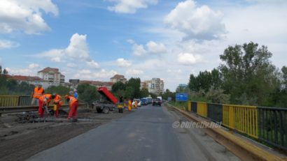 Circulaţie îngreunată pe DN21, la intrarea în Slobozia