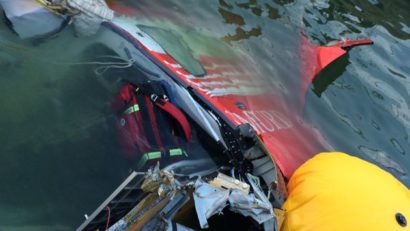 Copilotul elicopterului SMURD prăbuşit în lacul Siutghiol ar fi consumat alcool