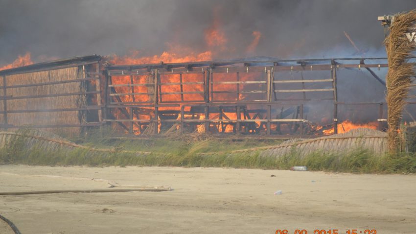 Incendiul de la Vadu nu a afectat flora şi fauna