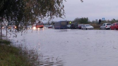 (FOTO) Viiturile au făcut prăpăd la Corbu
