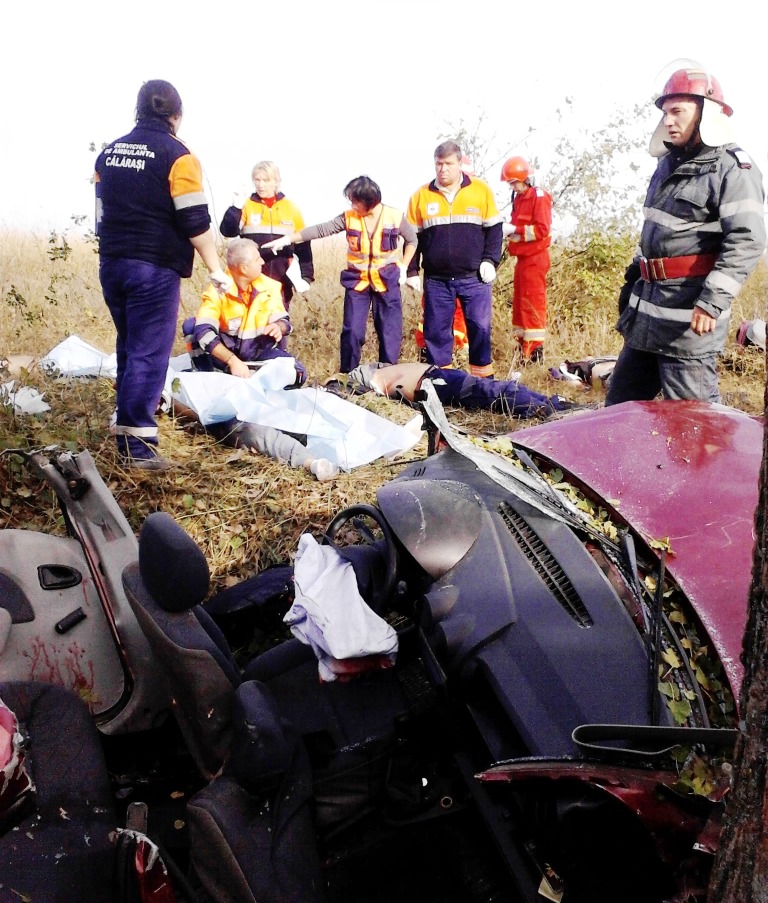FOTO – Tragedie rutieră în judeţul Călăraşi