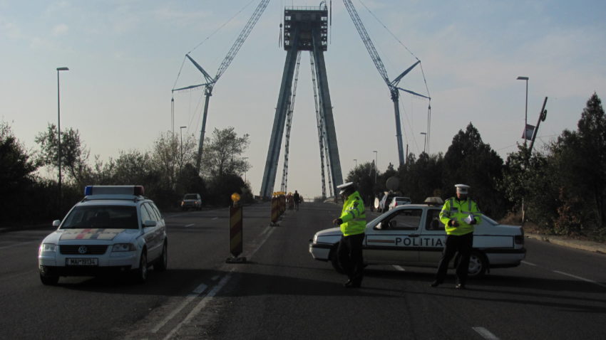 Se circulă infernal pe autostrada A4, în apropiere de Agigea