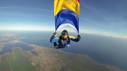 VIDEO: Constănţeanul Adrian Constandache, în stare gravă, după un salt ratat cu paraşuta