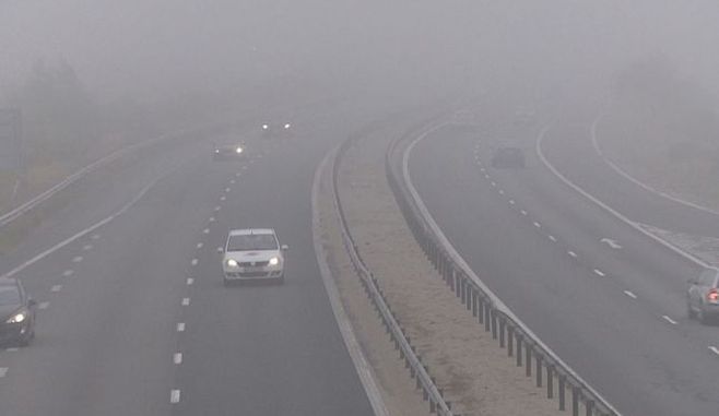 Cod galben de ceaţă în sud-estul ţării. Afectată, şi A2
