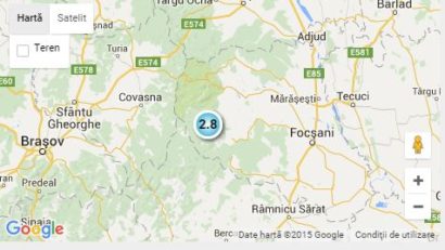 Seism de 2,8 în Vrancea