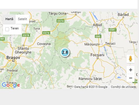 Seism de 2,8 în Vrancea