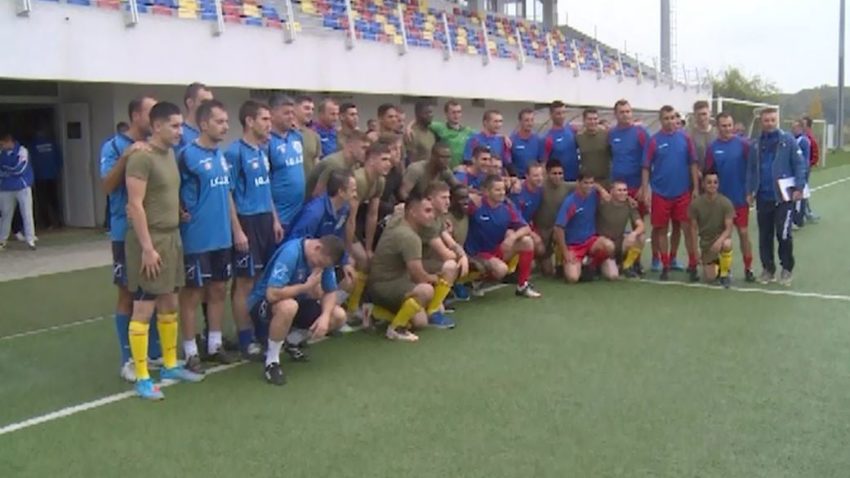 VIDEO – Turneu militar de fotbal