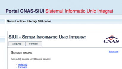 Noi căderi în sistemul informatic al CNAS