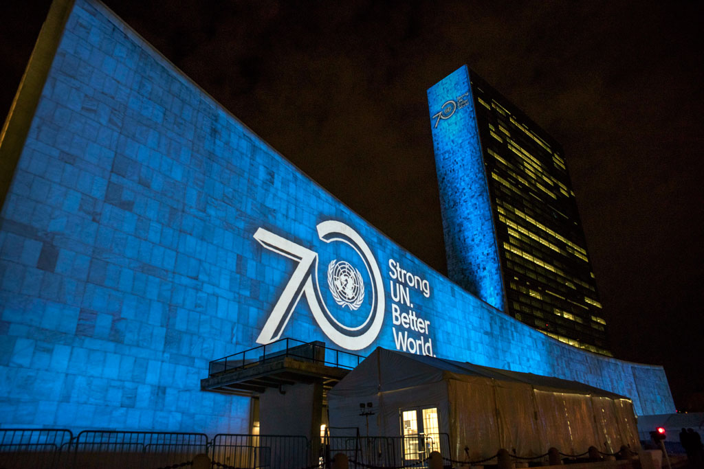 MApN se alătură iniţiativei „Turn the World UN Blue”