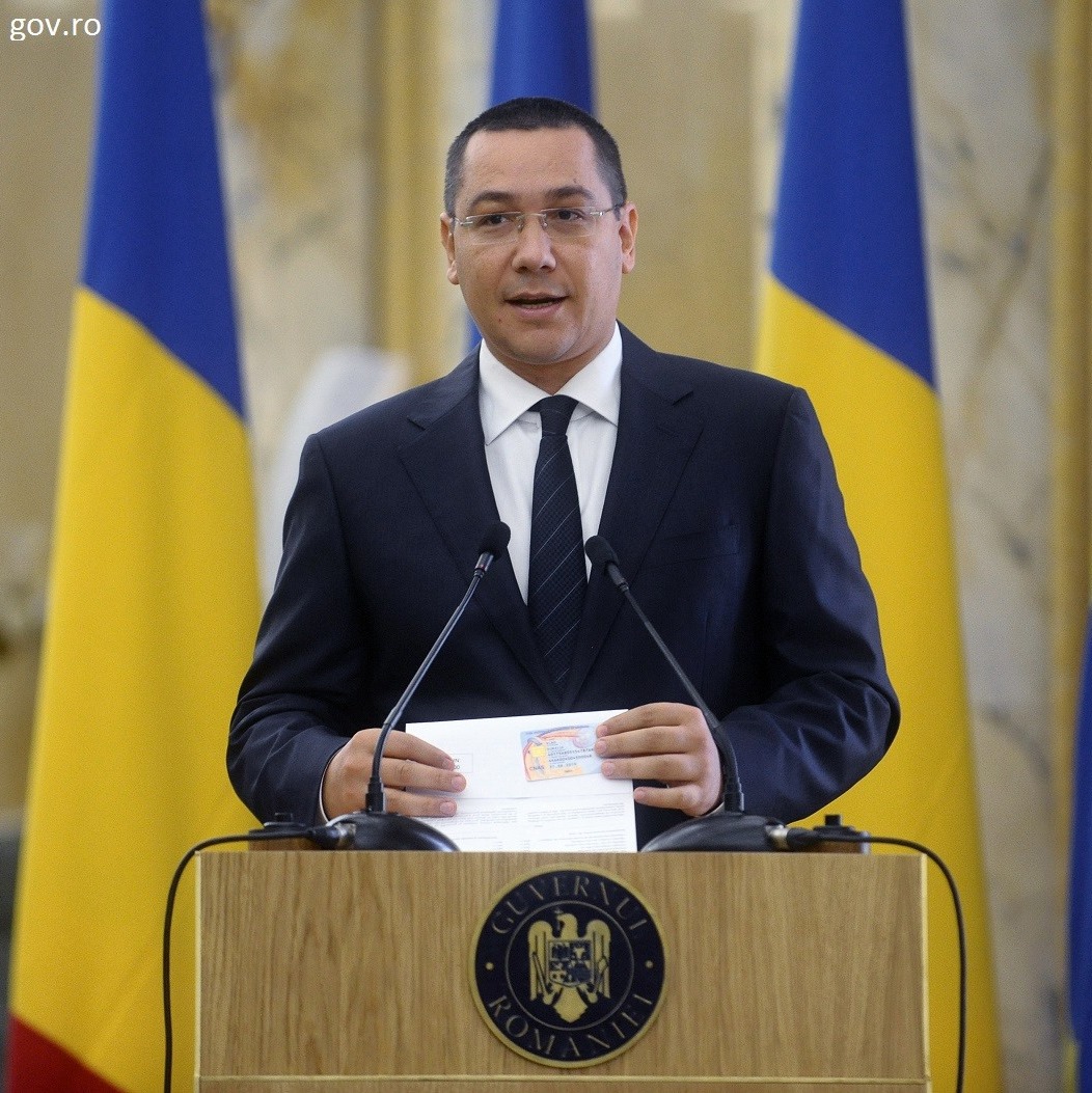 Victor Ponta nu va vota Guvernul Cioloş