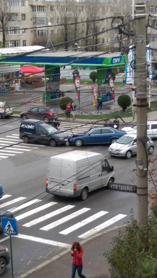 Carambol rutier în Constanţa