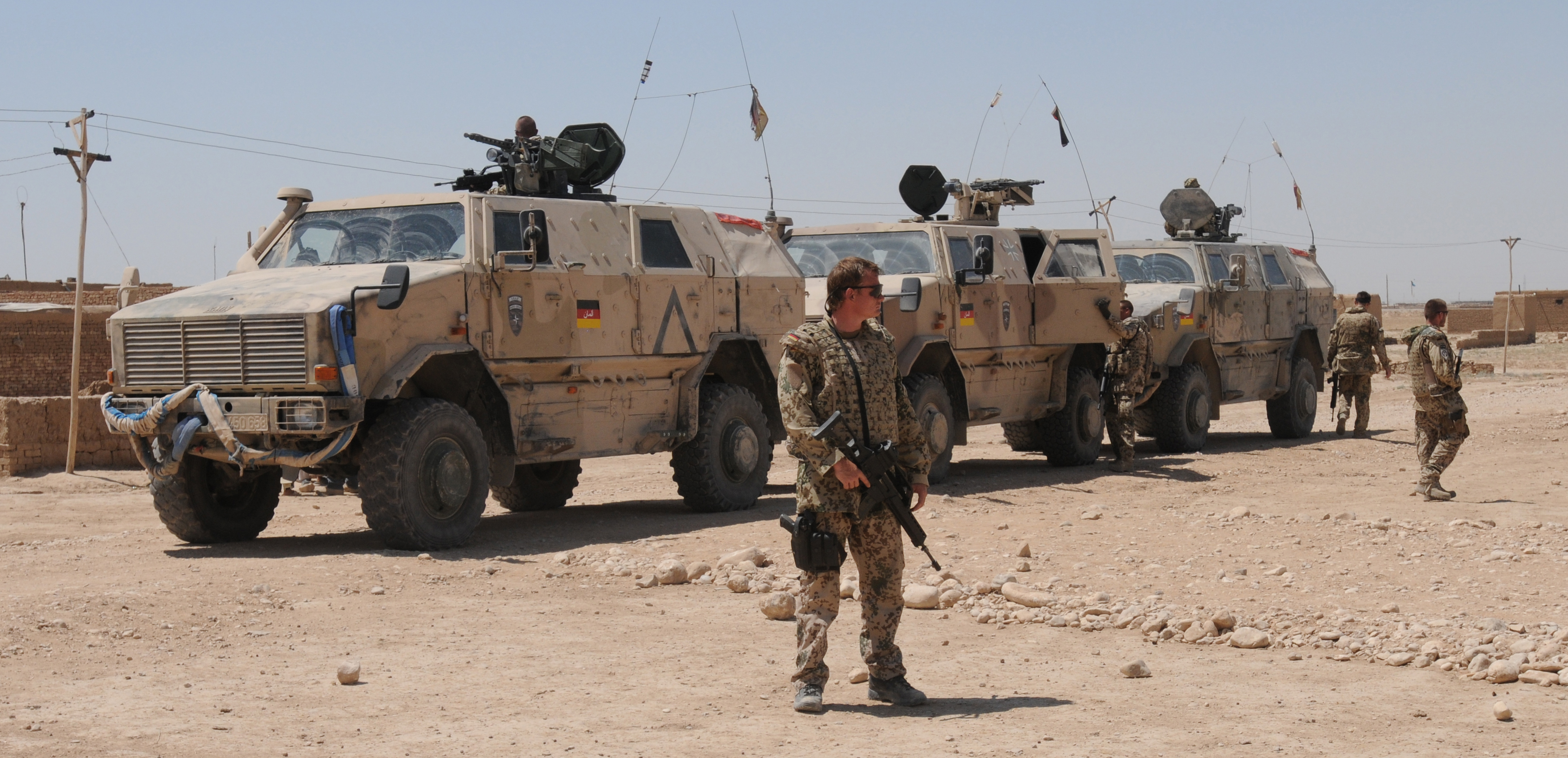 Ofiţer român rănit în Afganistan