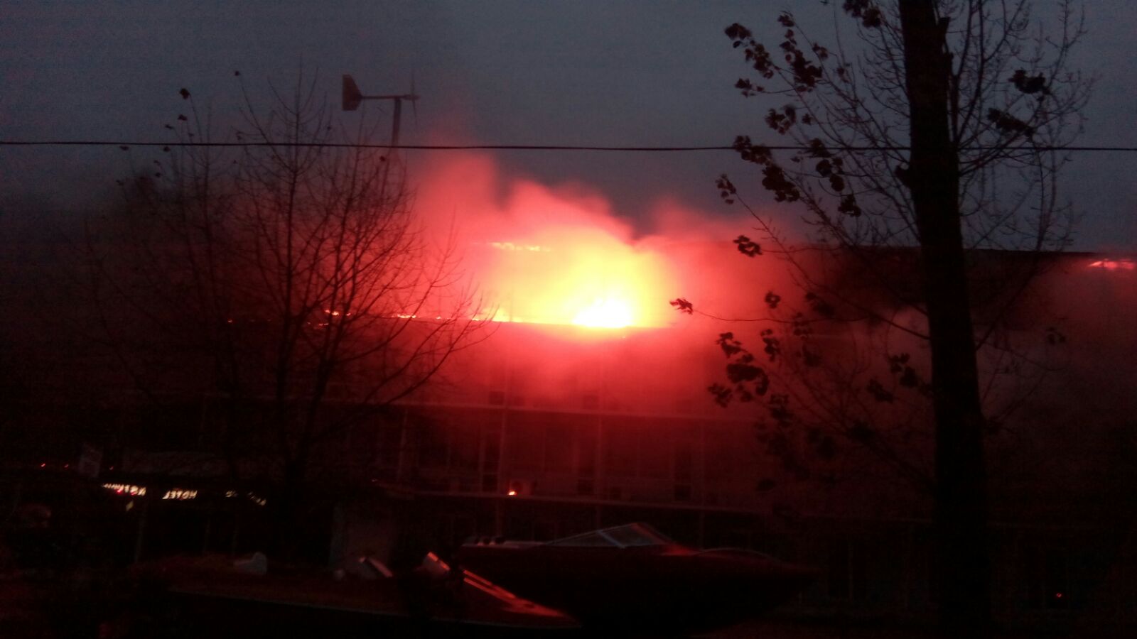 FOTO/VIDEO: INCENDIU la hotelul Histria din Mamaia (UPDATE)