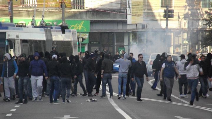 Mobilizare impresionantă de forţe de ordine, înaintea meciului Steaua-Dinamo