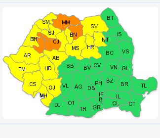 AVERTIZARE meteo: Se strică vremea !