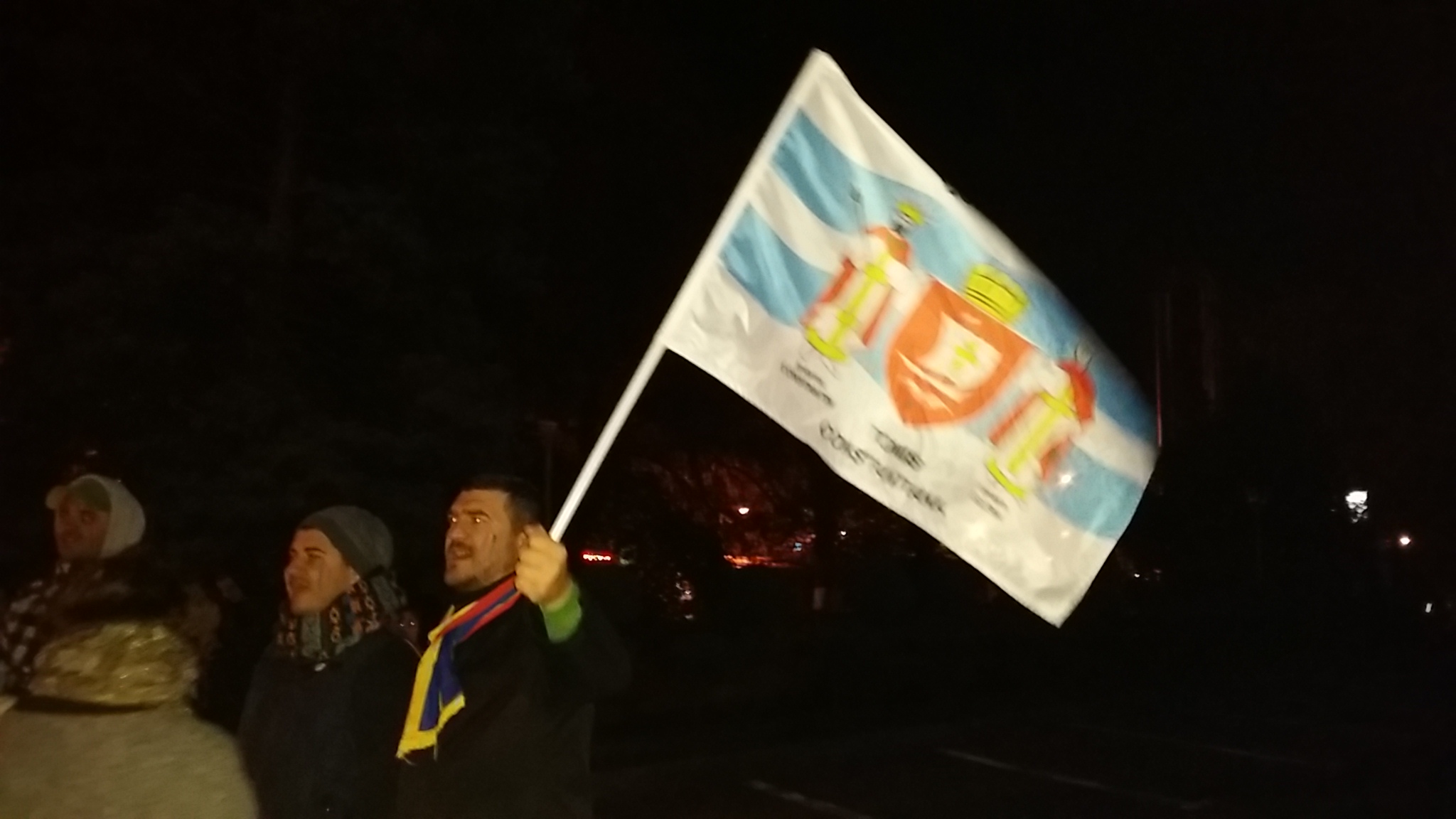 FOTO+VIDEO: Protest la Constanţa. „Jos Oprea! Jos Ponta! Jos Guvernul!”