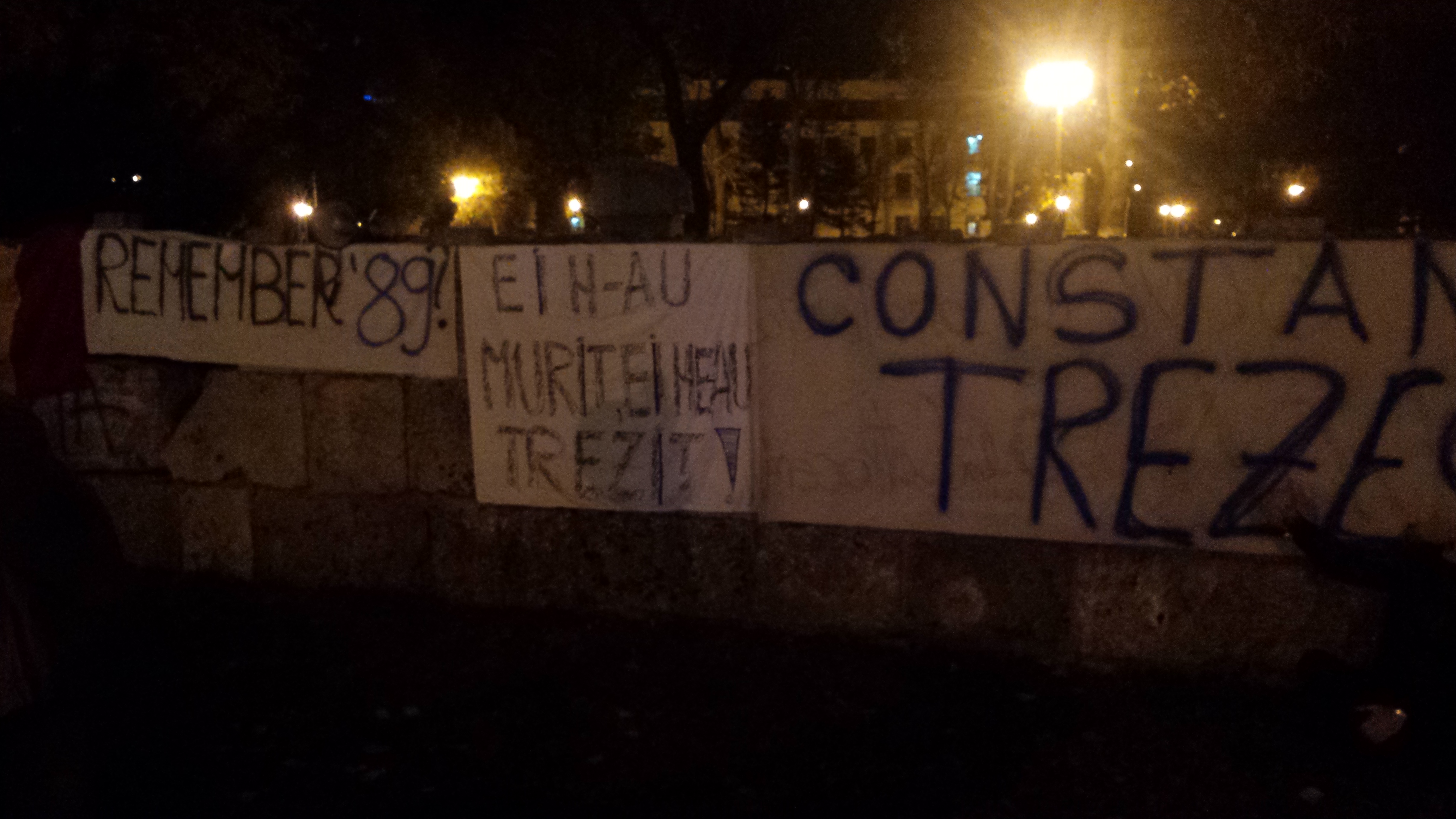 Constanţa încă protestează: „Ei n-au murit, ei ne-au trezit!”