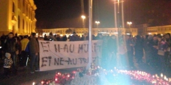 COLECTIV. Miting de solidaritate la Roma