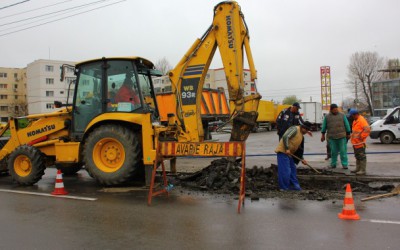 Trafic îngreunat în cartierul Inel II