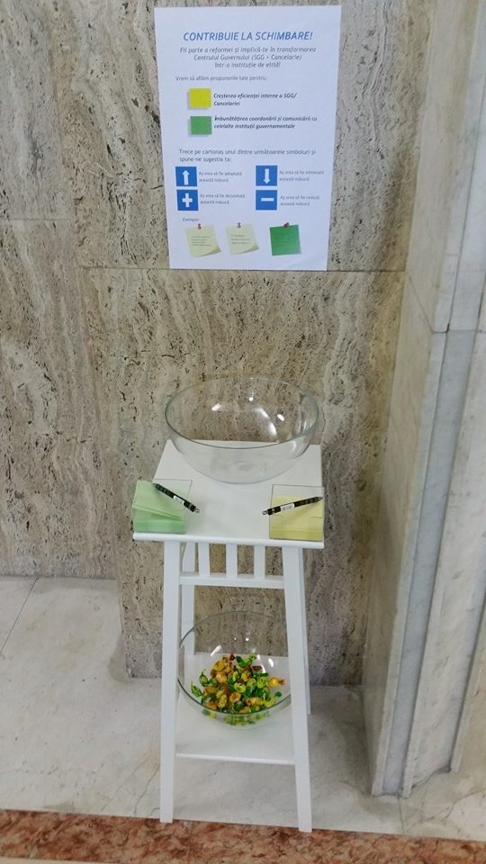 Bolul cu idei, la Guvern
