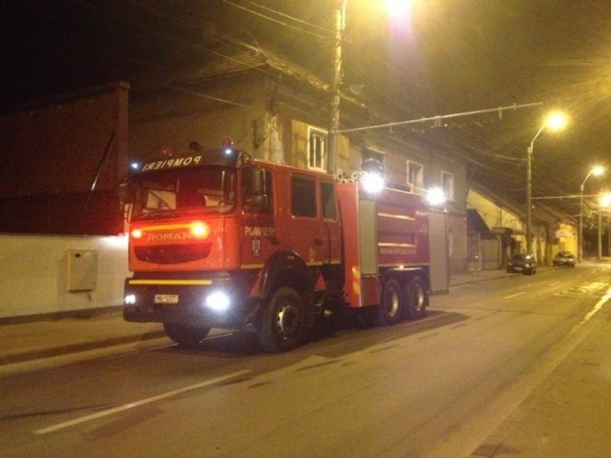 Incendiu pe bulevardul Mamaia