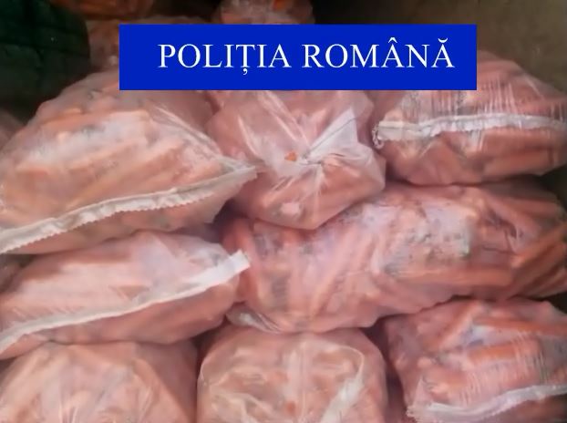 VIDEO – 6 tone de legume confiscate la Călăraşi