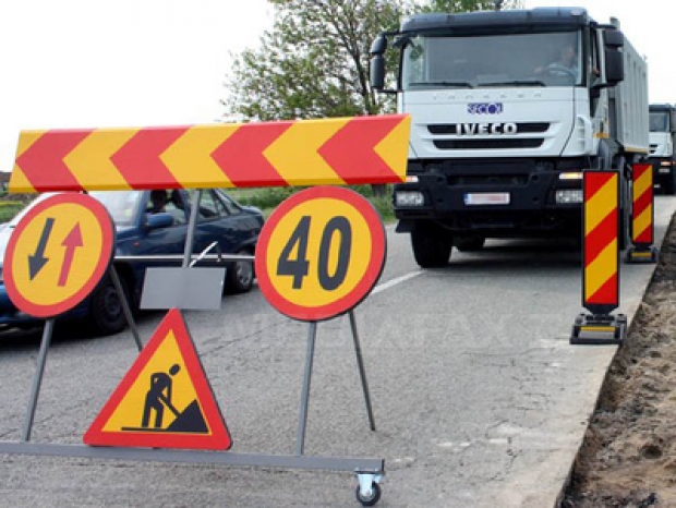 Trafic îngreunat pe DN1, în zona Movila Vulpii, județul Prahova