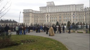 Ciobanii bat, la propriu, la uşile Parlamentului