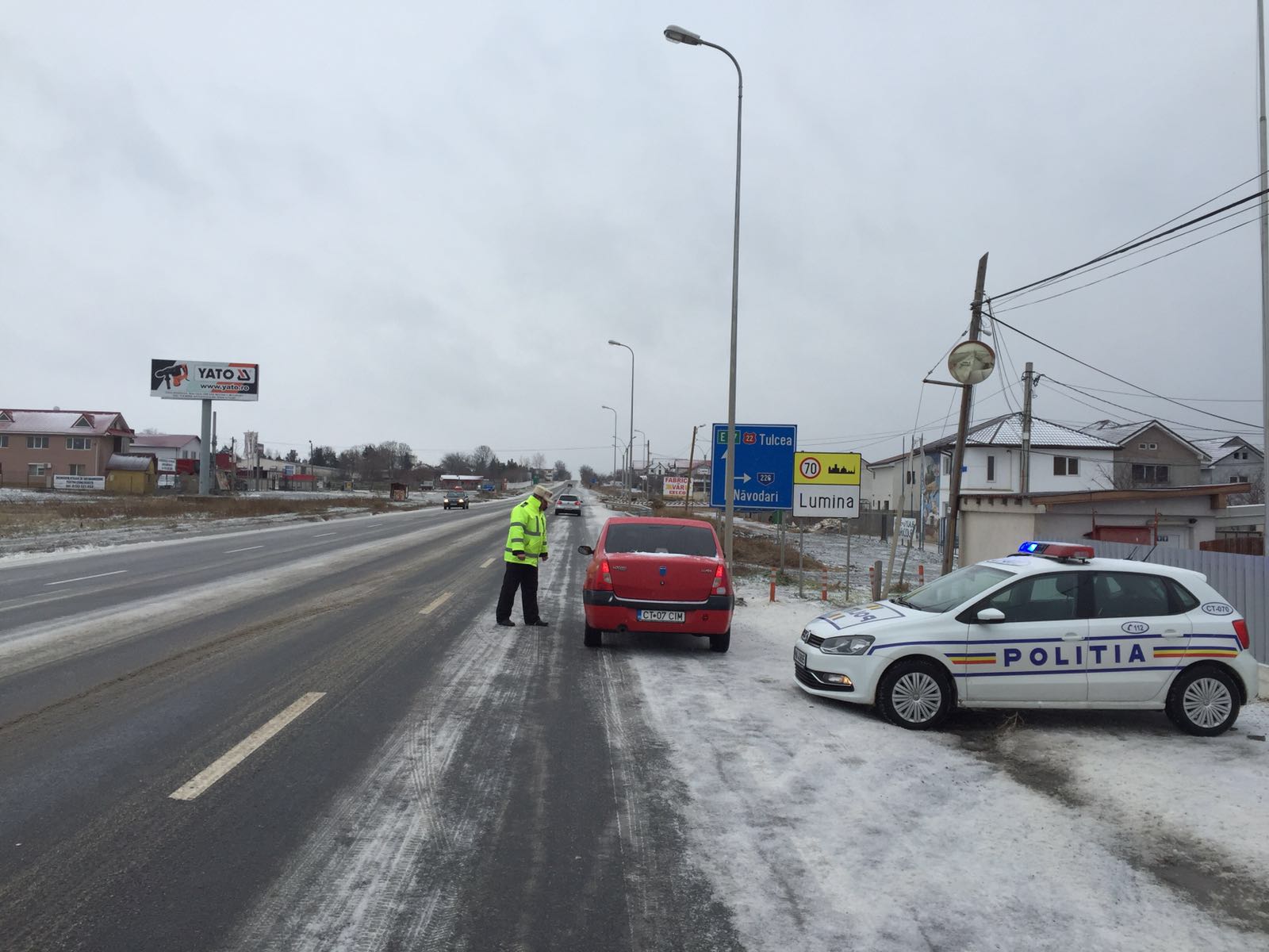 Foto – ISU DOBROGEA: ,,NU părăsiți localitățile”