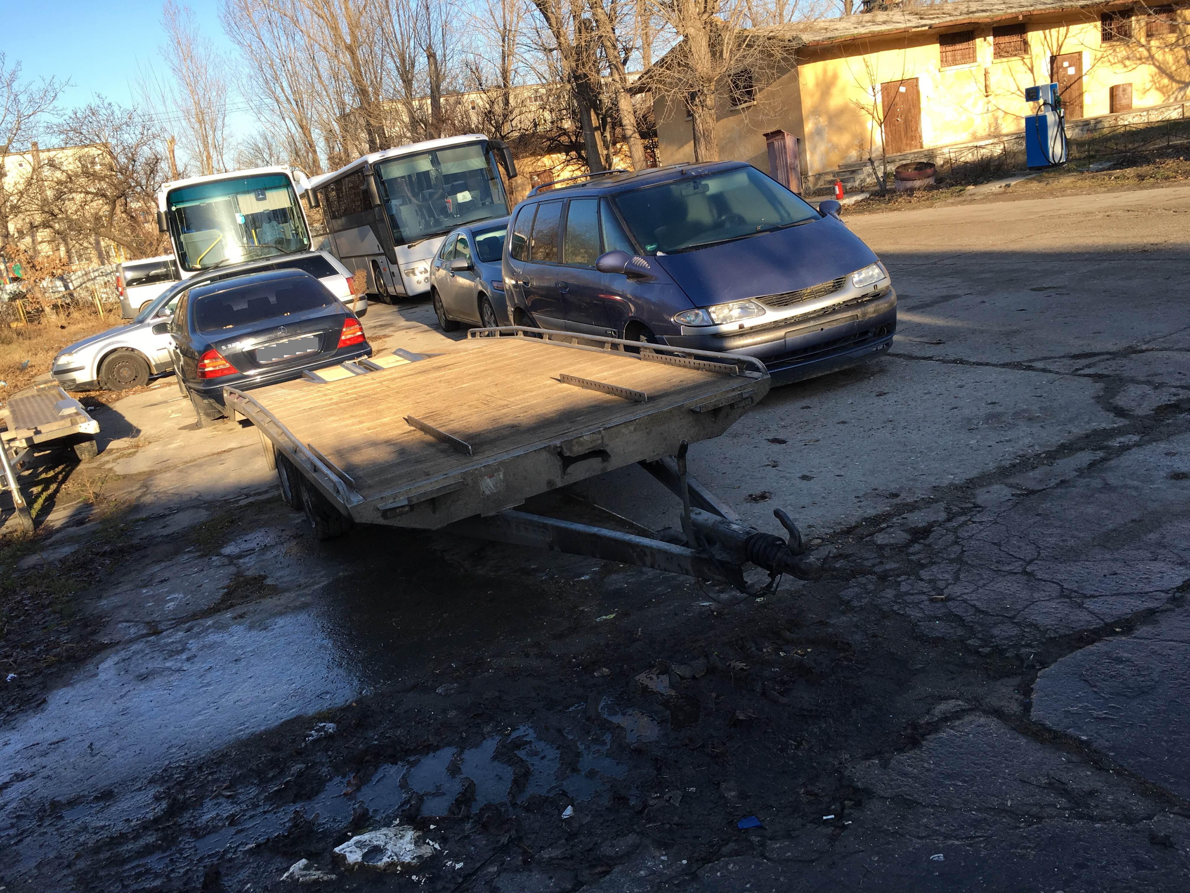 Platformă auto furată din Germania, descoperită în Eforie Nord