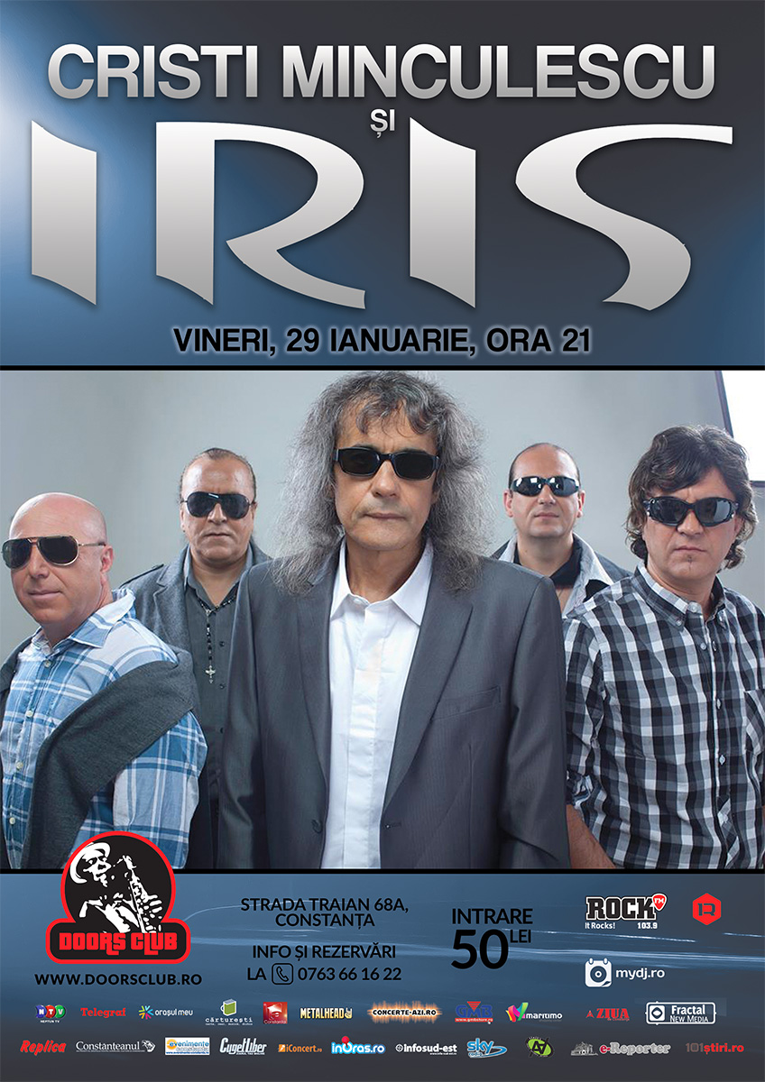 Cristi Minculescu şi Iris, concert la Constanţa