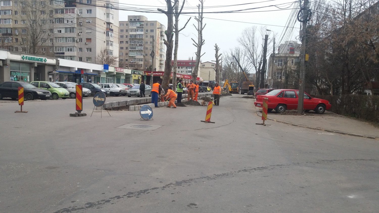 FOTO – Circulație blocată pe strada Liliacului, în cartierul Km 4-5