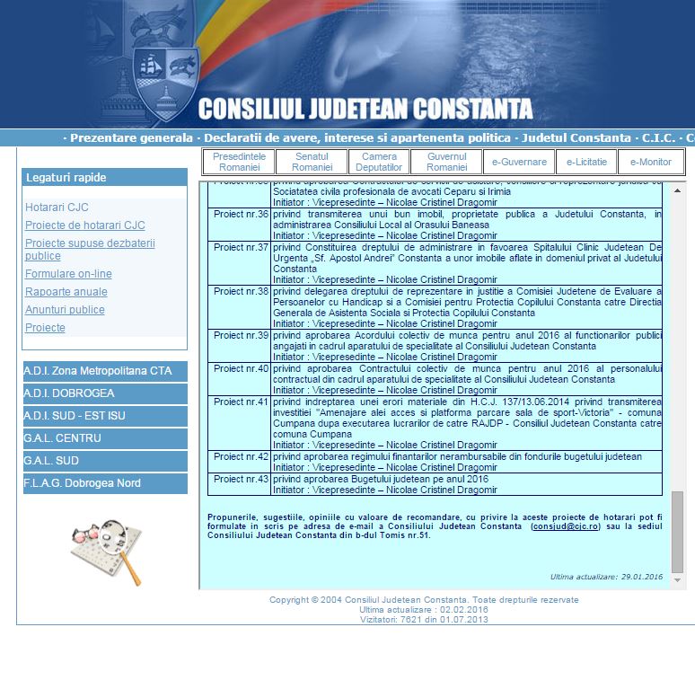 Dezbatere publică pe bugetul judeţului Constanţa, în al 12-lea ceas!