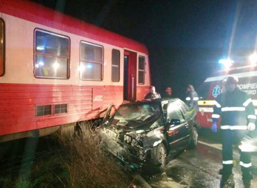 Timiș: Accident feroviar – patru persoane au fost rănite