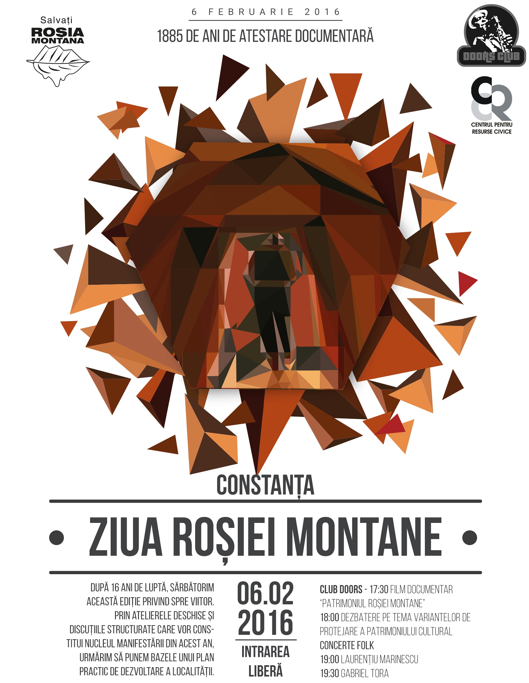 Roșia Montană, sărbătorită vineri la Constanța, la aproape două milenii de atestare documentară