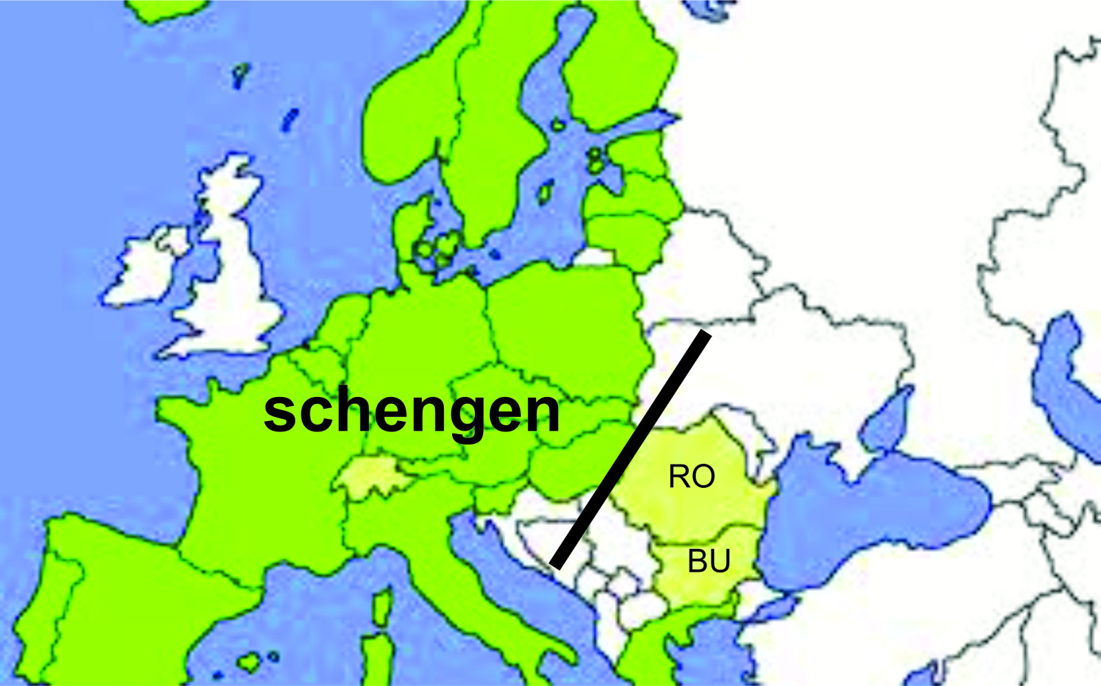 Intrarea României în spațiul Schengen ar întări frontierele externe ale UE