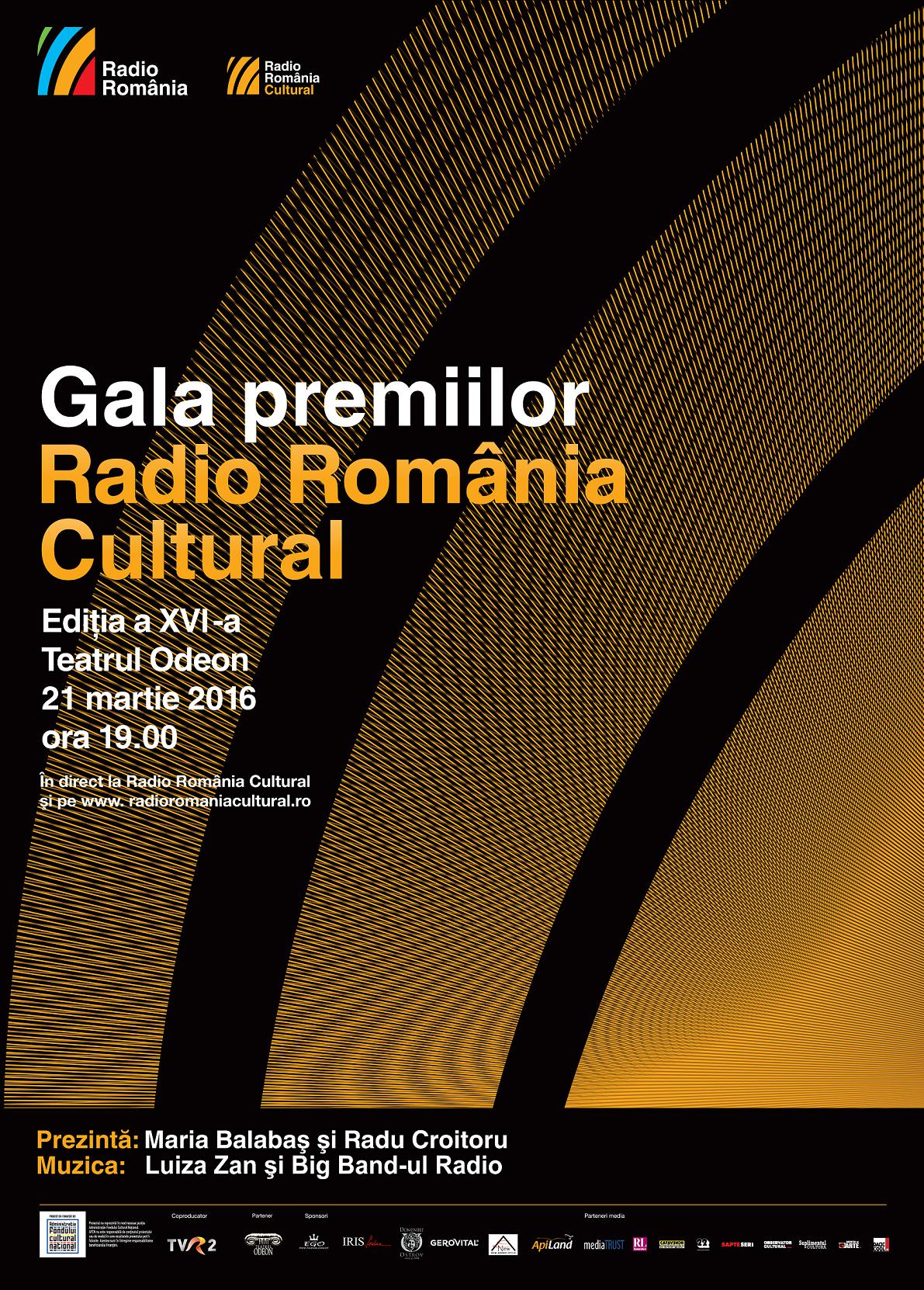 Neagu Djuvara, Dan Perjovschi și Raluca Ştirbăţ, premii speciale în cadrul Galei Premiilor Radio România Cultural 2016