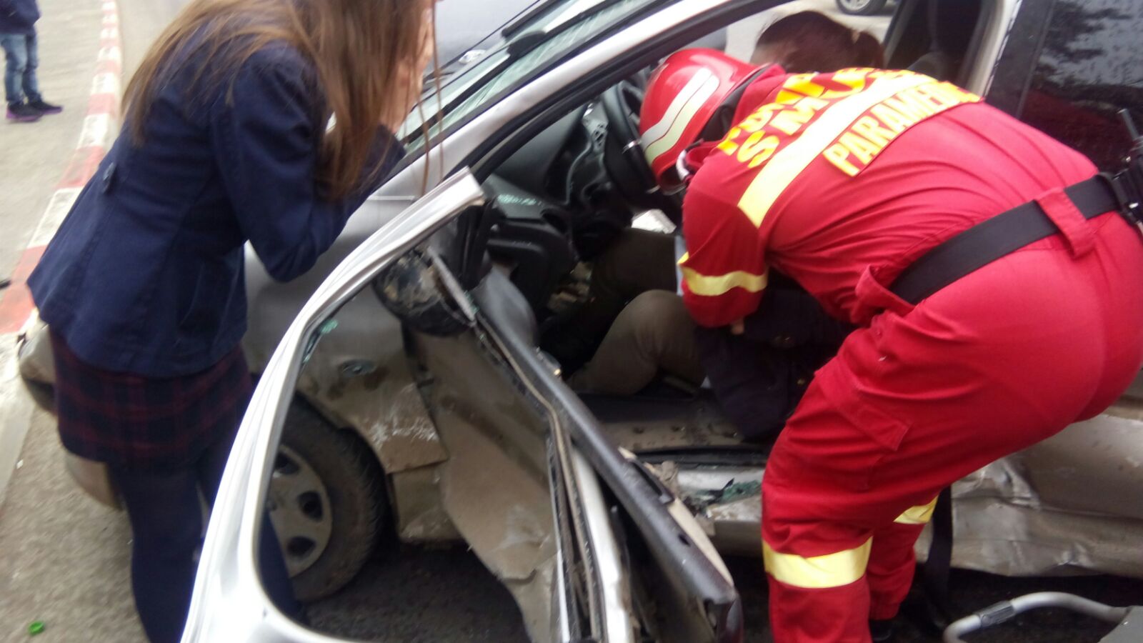 CONSTANŢA: Accident rutier grav în zona Campusului Universitar – foto