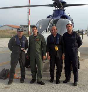 Elicopter românesc în misiune FRONTEX